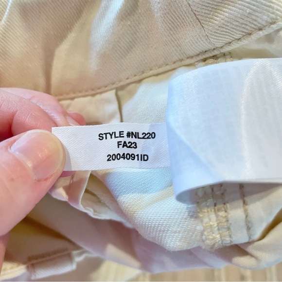 Madewell Relaxed Chino Pants in Antique Cream 0 High Rise NWT - Picture 10 of 13